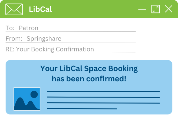 LibCal Space Booking Confirmation