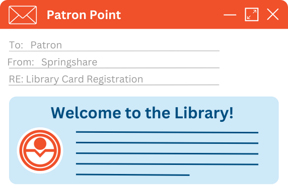 Patron Point Welcome Email